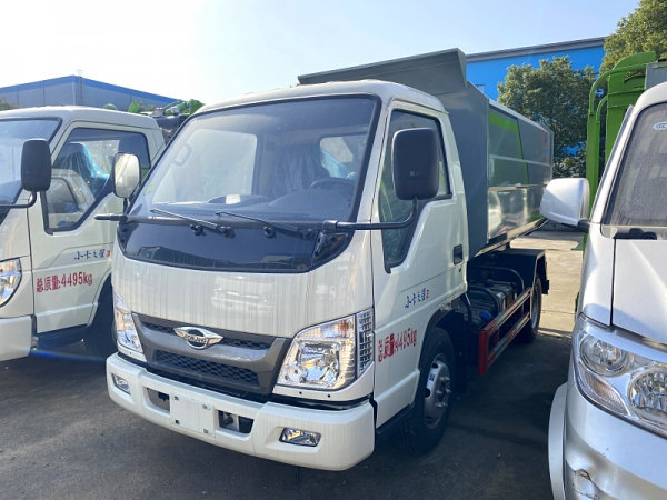 5方福田小卡2挂桶垃圾车