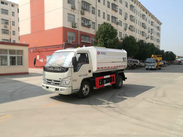 5方福田小卡3挂桶垃圾车
